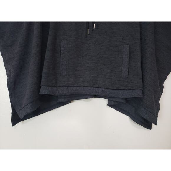 (O5) Y2K Athleta Sweater Size S Techie Sweet Blissful Hooded Poncho Oversize - Picture 3 of 8